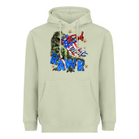 Matcha red white rawr Heavyweight Hoodie - Zillion Design Studio