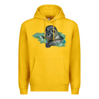 Lemon Sea Seal Face Illustrations Premium Hoodie - LillyAllenDesigns