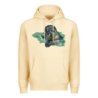 Pina Colada Sea Seal Face Illustrations Premium Hoodie - LillyAllenDesigns