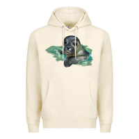 Tofu Sea Seal Face Illustrations Premium Hoodie - LillyAllenDesigns