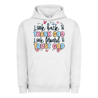 Pigment Lunar Rock look back and thank god look forward and trust god Urban Hoodie - MaliasSmallBusiness