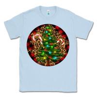 Dusty Blue Christmas Tree Classic Tee - RanaPortraitStore