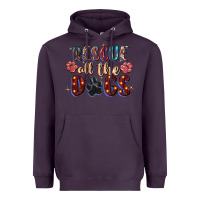 Plum rescue all the dogs Heavyweight Hoodie - Zillion Design Studio