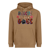 Toasted Coconut rescue all the dogs Heavyweight Hoodie - Zillion Design Studio