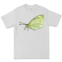 Dove Grey Cabbage White Butterfly Premium Tee - LillyAllenDesigns