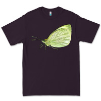 Plum Cabbage White Butterfly Premium Tee - LillyAllenDesigns