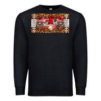 Black american football gnome license plate Premium Sweatshirt - HRA Design Shop