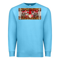 Ocean Blue american football gnome license plate Premium Sweatshirt - HRA Design Shop