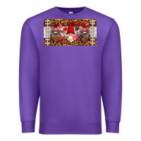 Purple american football gnome license plate Premium Sweatshirt - HRA Design Shop