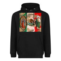 Black Virgin Mary and San Judas Heavyweight Hoodie - CTS Tumbler Store