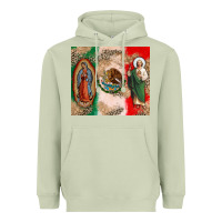 Matcha Virgin Mary and San Judas Heavyweight Hoodie - CTS Tumbler Store
