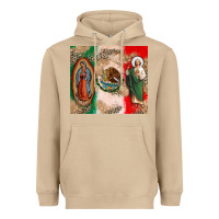 Mushroom Virgin Mary and San Judas Heavyweight Hoodie - CTS Tumbler Store