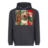 Smoke Virgin Mary and San Judas Heavyweight Hoodie - CTS Tumbler Store