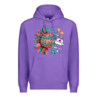 Purple western student nurse medical instruments Premium Hoodie - BarkalooDesign