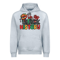 Heather Grey we are black history Urban Hoodie - MaliasSmallBusiness