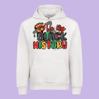 We Are Black History Urban Hoodie Designed By Maliassmallbusiness