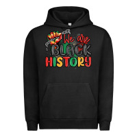 Pigment Black we are black history Urban Hoodie - MaliasSmallBusiness
