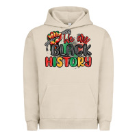 Pigment French Oak we are black history Urban Hoodie - MaliasSmallBusiness