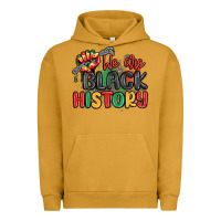 Pigment Peanut Butter we are black history Urban Hoodie - MaliasSmallBusiness