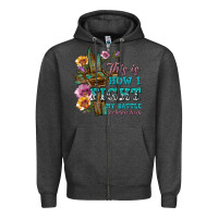 Charcoal Heather this is how i fight my battle tbw Zipper Hoodie - texasbilliewilder
