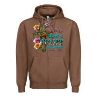 Chestnut this is how i fight my battle tbw Zipper Hoodie - texasbilliewilder
