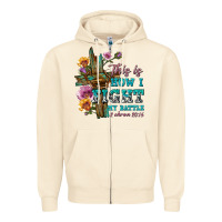Sandshell this is how i fight my battle tbw Zipper Hoodie - texasbilliewilder