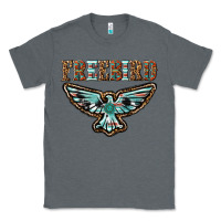 Charcoal Heather thunderbird freebird Classic Tee - texasbilliewilder