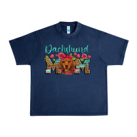Navy dachshund mom Urban Heavy Tee - Artiststas