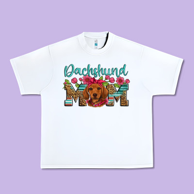 Dachshund Mom Urban Heavy Tee Designed By Artiststas