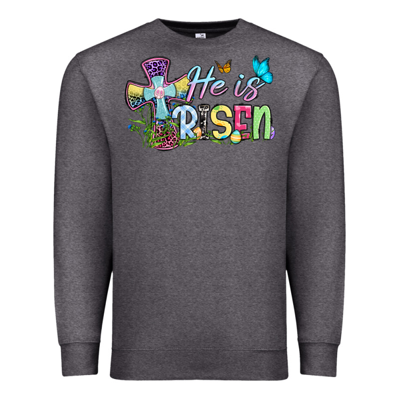 Easter Day He Is Risen Premium Sweatshirt by OliviaCreatesArt | Teevron