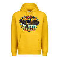 Lemon lets get lit america eagle Premium Hoodie - NancyCooperArtShop