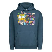 Pigment Midnight Navy every bunny's favorite bus driver malia Urban Hoodie - MaliasSmallBusiness