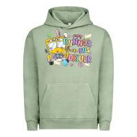 Pigment Oil Green every bunny's favorite bus driver malia Urban Hoodie - MaliasSmallBusiness