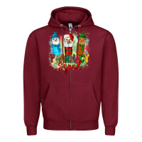Burgundy pharmacy squad Zipper Hoodie - Zillion Design Studio