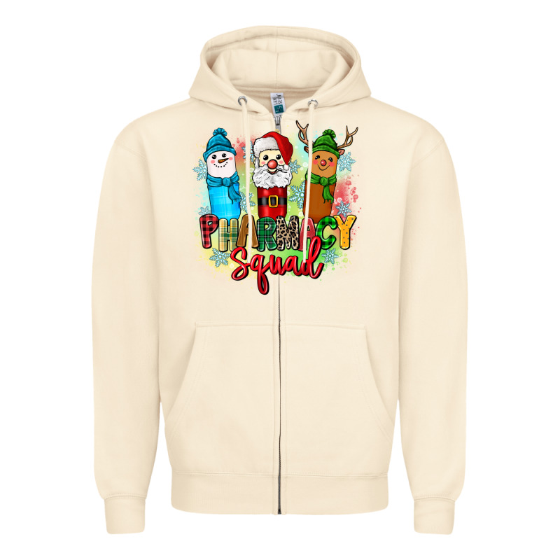 Pharmacy Squad Zipper Hoodie by Zillion Design Studio | Teevron