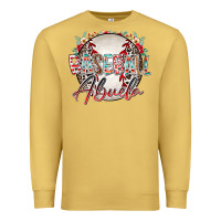 Antique Gold baseball abuela Premium Sweatshirt - RacoonDesign