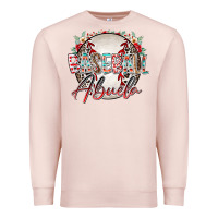 Pale Pink baseball abuela Premium Sweatshirt - RacoonDesign