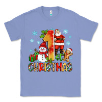 Colony Blue 1st christmas santa and snowman Classic Tee - Zillion Design Studio