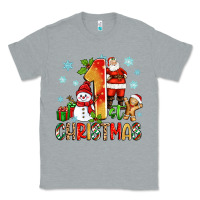 Heather Grey 1st christmas santa and snowman Classic Tee - Zillion Design Studio