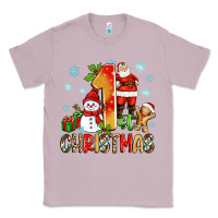 Lilac 1st christmas santa and snowman Classic Tee - Zillion Design Studio