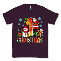 Plum 1st christmas santa and snowman Classic Tee - Zillion Design Studio