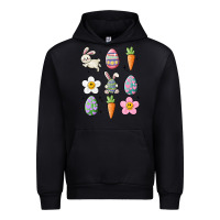 Black easter doodles Urban Hoodie - MaliasSmallBusiness