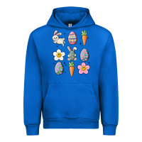 Cobalt easter doodles Urban Hoodie - MaliasSmallBusiness