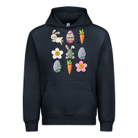 Navy easter doodles Urban Hoodie - MaliasSmallBusiness
