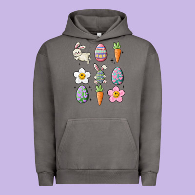 Easter Doodles Urban Hoodie Designed By Maliassmallbusiness