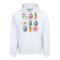 White easter doodles Urban Hoodie - MaliasSmallBusiness
