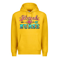 Lemon western blessed nurse pink floral arrow Premium Hoodie - BarkalooDesign
