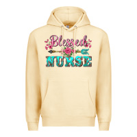 Pina Colada western blessed nurse pink floral arrow Premium Hoodie - BarkalooDesign