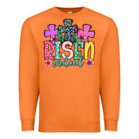 Carrot Easter Day He is risen indeed Premium Sweatshirt - OliviaCreatesArt