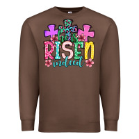 Chestnut Easter Day He is risen indeed Premium Sweatshirt - OliviaCreatesArt